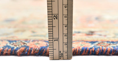 Antique Handmade Oriental Rug Muted Floral