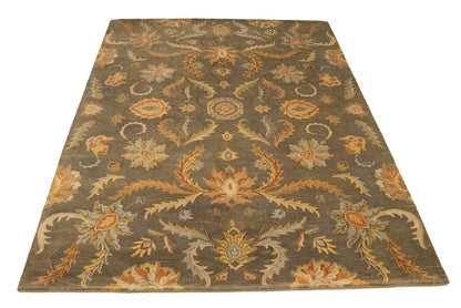 8X11 Ft Hand-Tufted Modern Oriental Rug Large