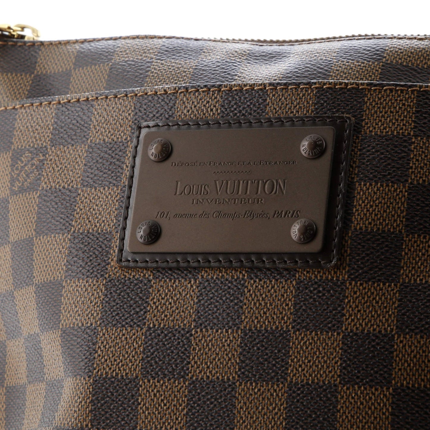 Louis Vuitton Brooklyn Pochette Plate Damier