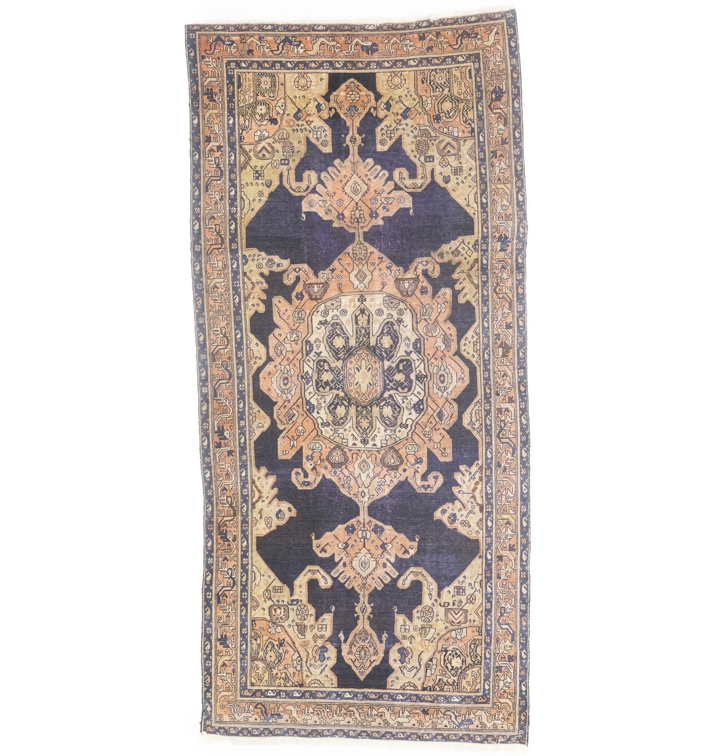 5X11 Handmade Antique Oriental Rug Tribal Design Carpet Living Room Decor
