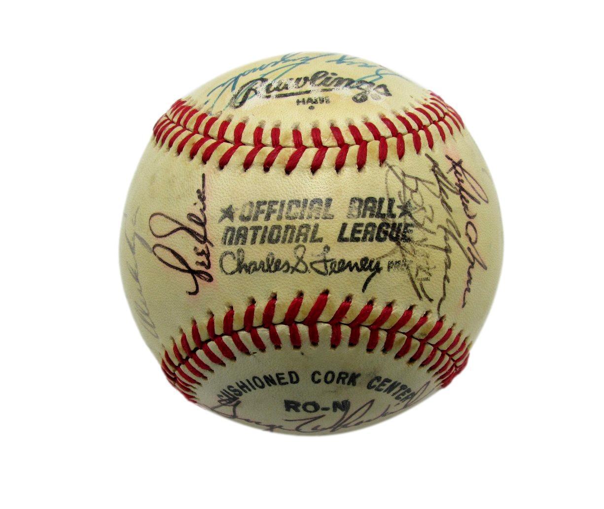 1980 Philadelphia Phillies Multi-Signed By 25 Onl