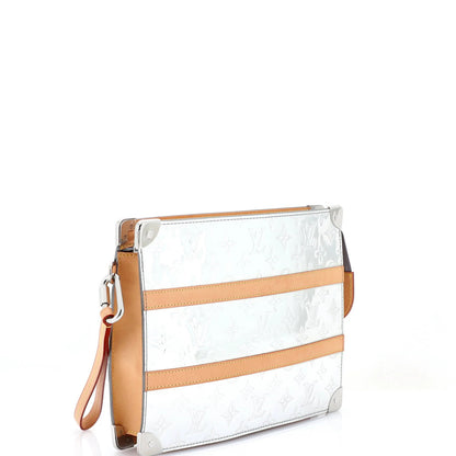 Louis Vuitton Trunk Pouch Monogram Mirror Coated Canvas