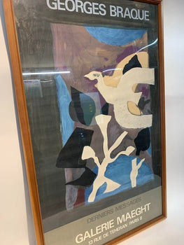 George Braque 1978 Vintage Lithograph Poster