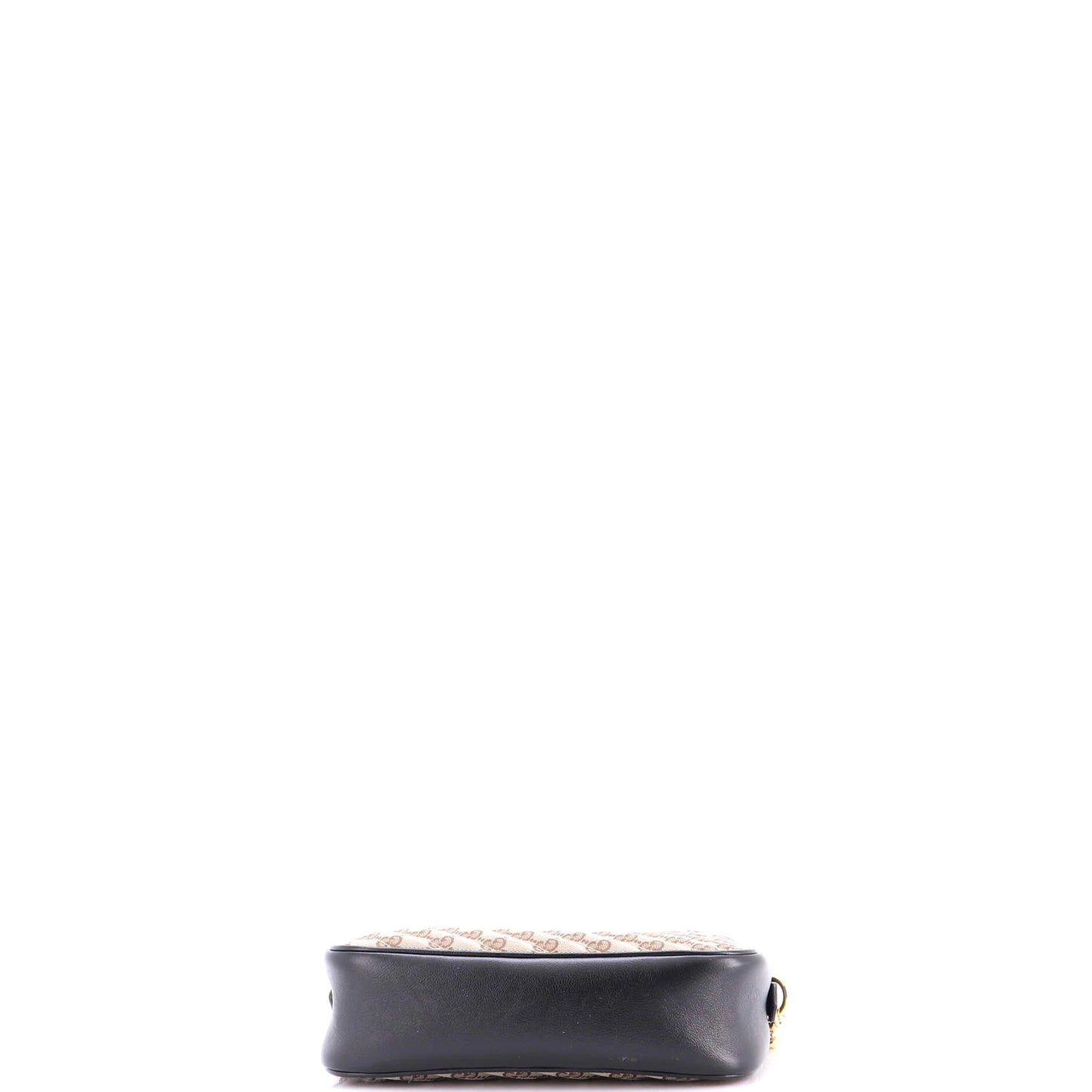 Gucci Gg Marmont Shoulder Bag Diagonal Quilted Gg Canvas With Leather Small