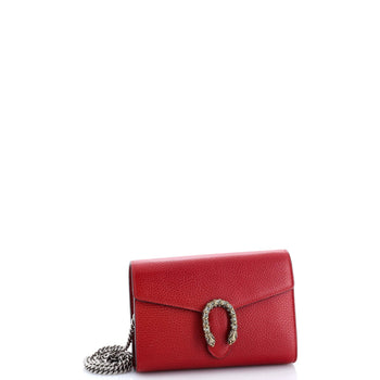 Gucci Dionysus Chain Wallet Leather With Embellished Detail Small