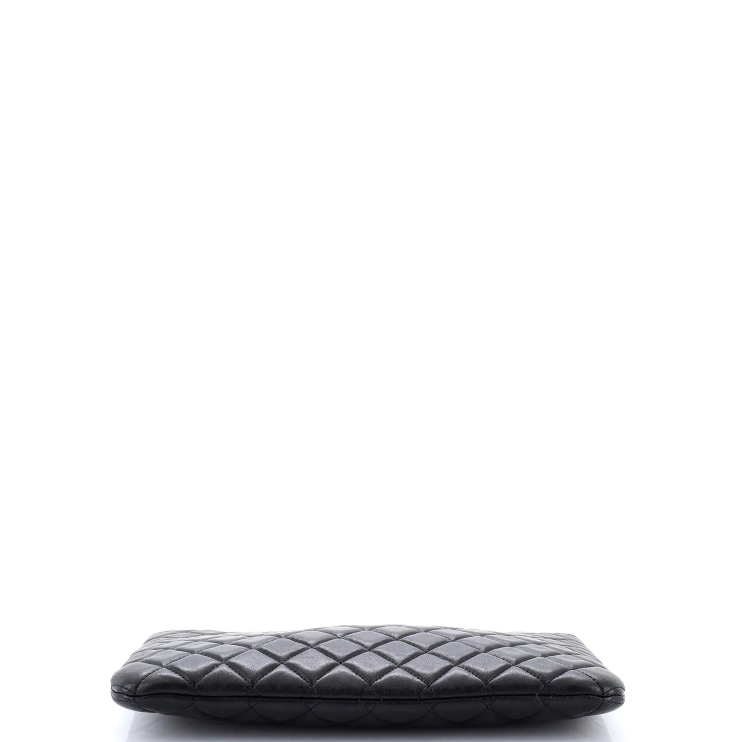 Chanel Boy O Case Clutch Quilted Lambskin Medium