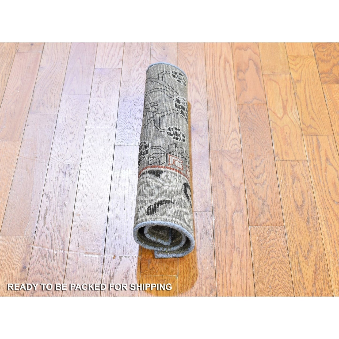 2'1"X2'2" Khotan Design Sampler 100% Wool Tribal Design Hand Knotted Rug