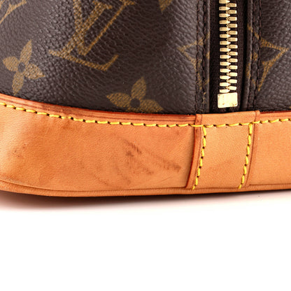 Louis Vuitton Alma Handbag Monogram Canvas Pm