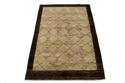 Handmade Gabbeh Chobi Oriental Rug Modern Tribal