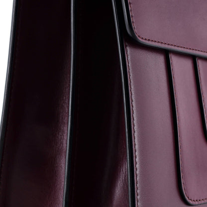 Bvlgari Serpenti Forever Square Shoulder Bag Leather Large