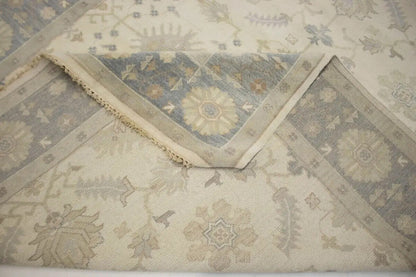 Vintage Style Chobi Rust Orange Floral Design