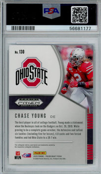 Chase Young 2020 Panini Prizm Dp Grade 9 Card #130