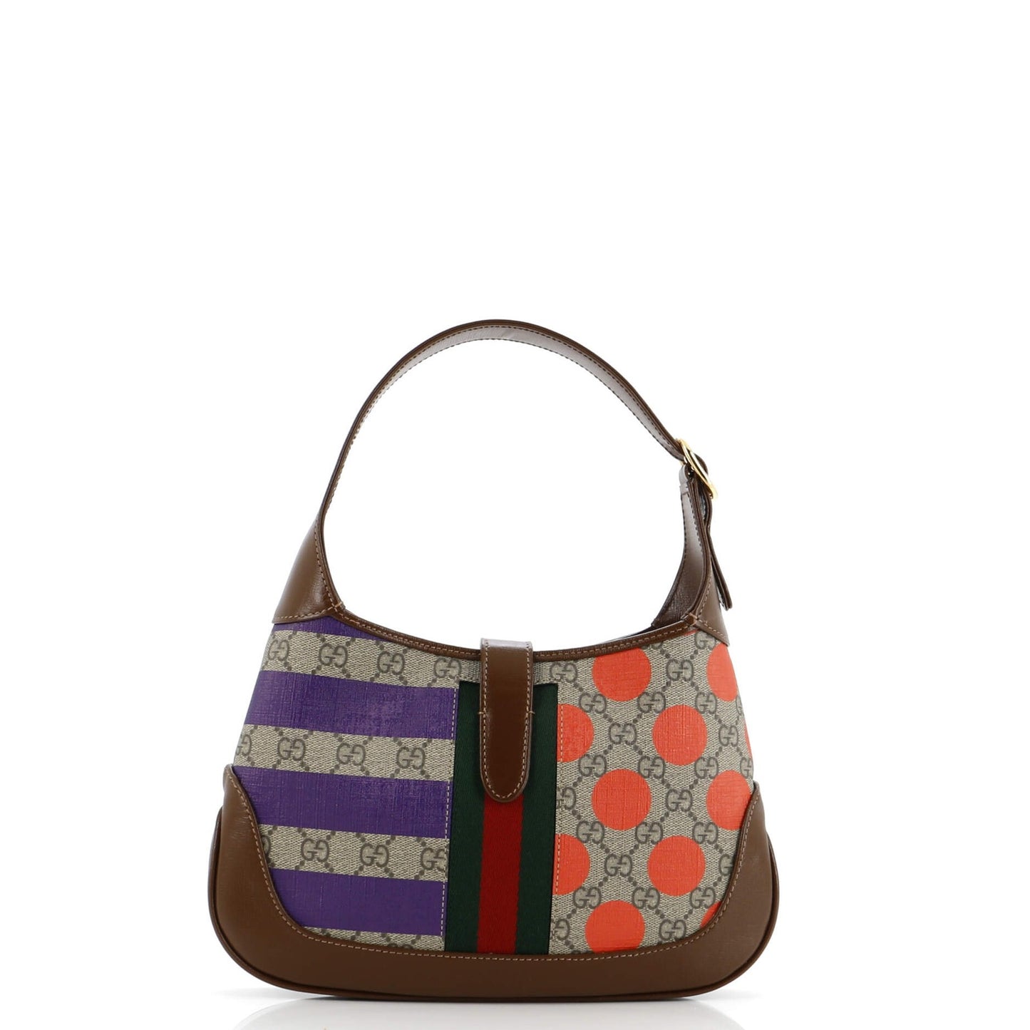 Gucci Jackie 1961 Hobo Printed Gg Coated Canvas Small