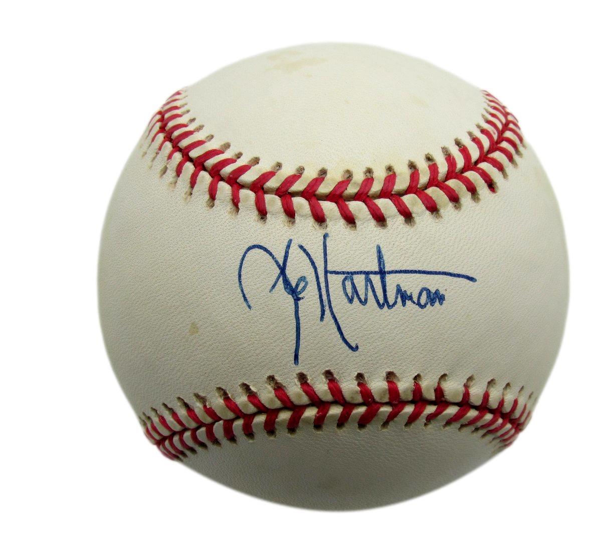 J.C. Hartman Signed Oal Baseball Negro League Kansas City Monarchs Psa/Dna