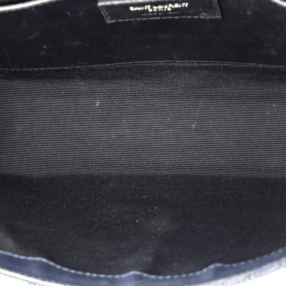 Saint Laurent Classic Monogram Envelope Satchel Mixed Matelasse Leather Medium