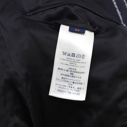 Louis Vuitton Women'S Single Breasted Blazer Pinstripe Cotton
