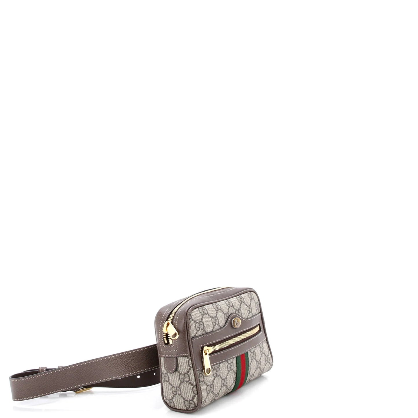 Gucci Ophidia Belt Bag Gg Coated Canvas Small