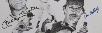 Mickey Mantle/Don Mattingly Yankees Dual-Signed