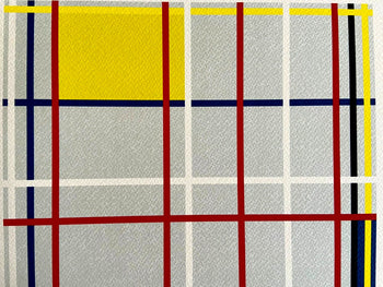 Piet Mondrian Lithograph Coa Numbered Signed Op - Josef Albers