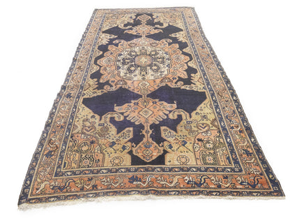 5X11 Handmade Antique Oriental Rug Tribal Design Carpet Living Room Decor
