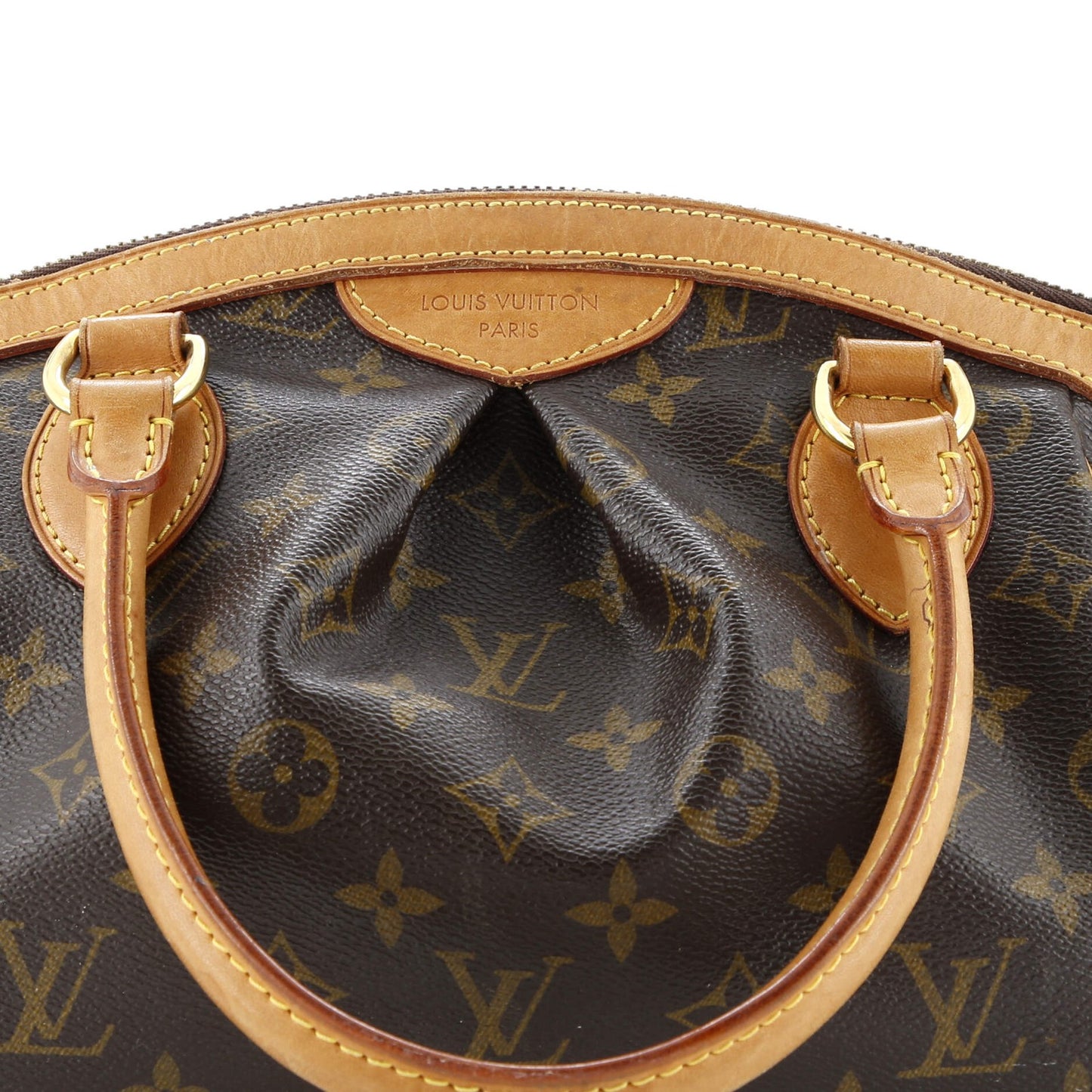 Louis Vuitton Tivoli Handbag Monogram Canvas Gm