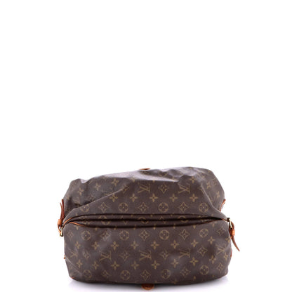 Louis Vuitton Saumur Handbag Monogram Canvas 35