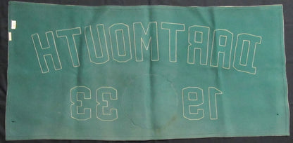 Vintage Dartmouth Ivy League Football 46X21.5