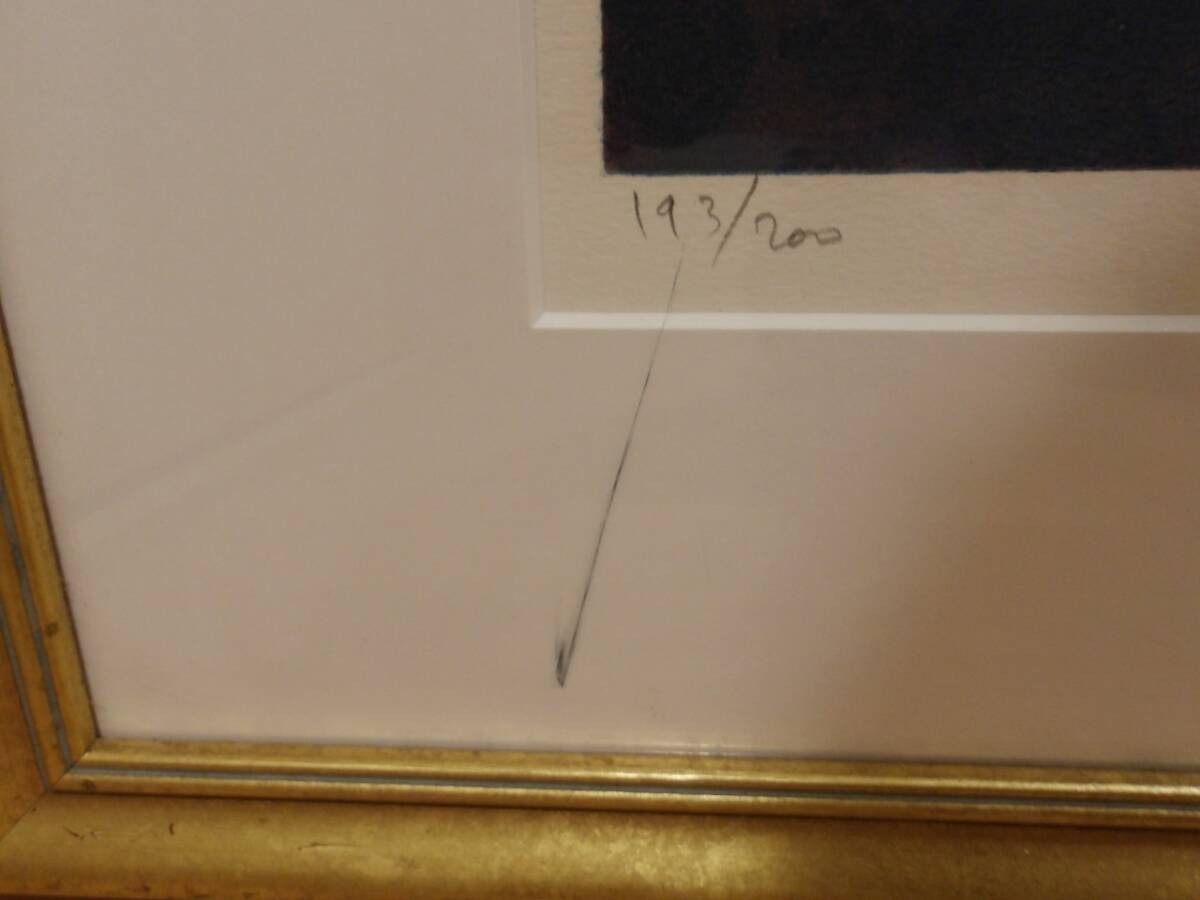 Marcel Mouly "Sunset Landscape" Original Hand-Signed Lithograph 193/200 Framed