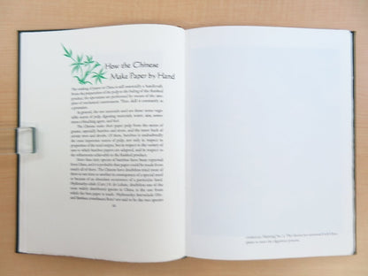 Floyd Alonzo Mcclure Chinese Bamboo Papermaking, 2011, Bird & Bull Press,  1St