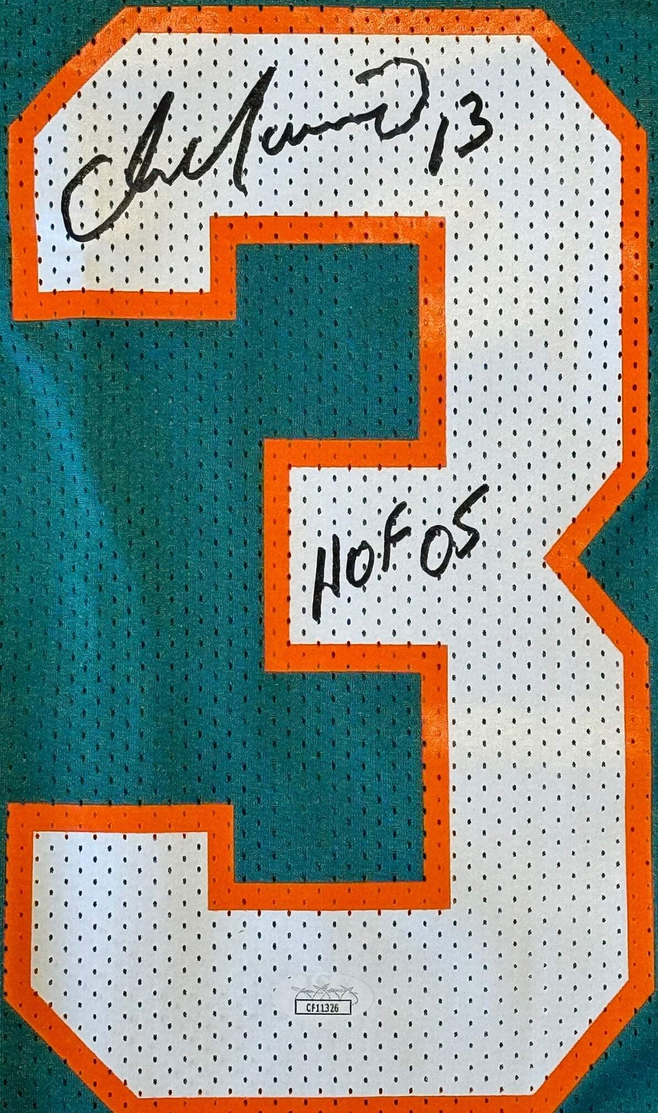 Dan Marino Signed Authentic Reebok Throwback Xl Jersey (Jsa)