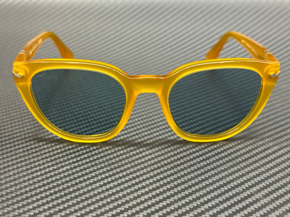 PERSOL PO3379S 204 56 Miele Yellow Blue Unisex 54 mm Sunglasses