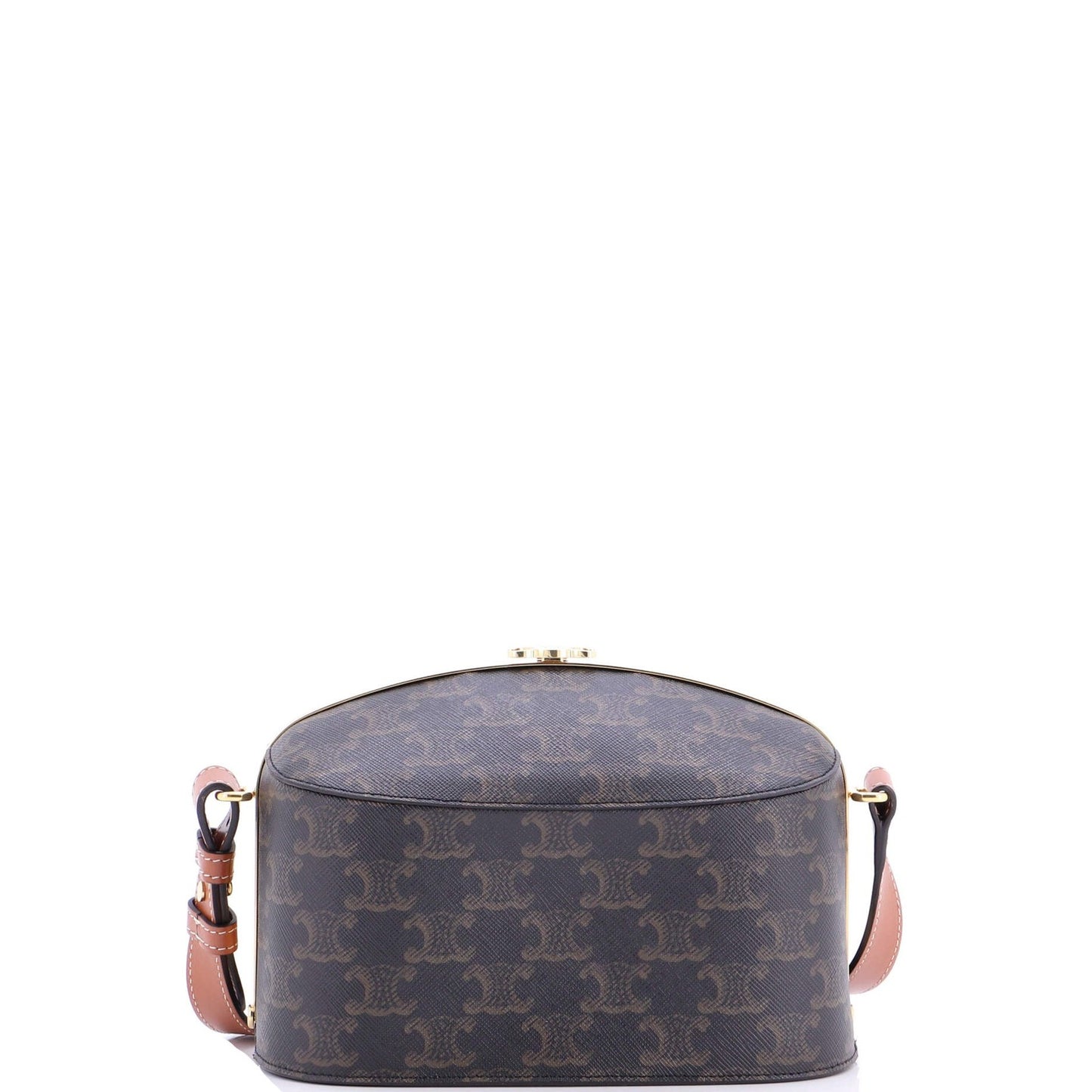 Celine Lunch Box Bag Triomphe Coated Canvas