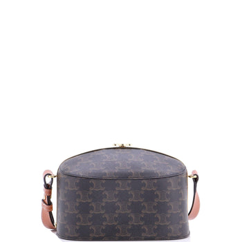 Celine Lunch Box Bag Triomphe Coated Canvas