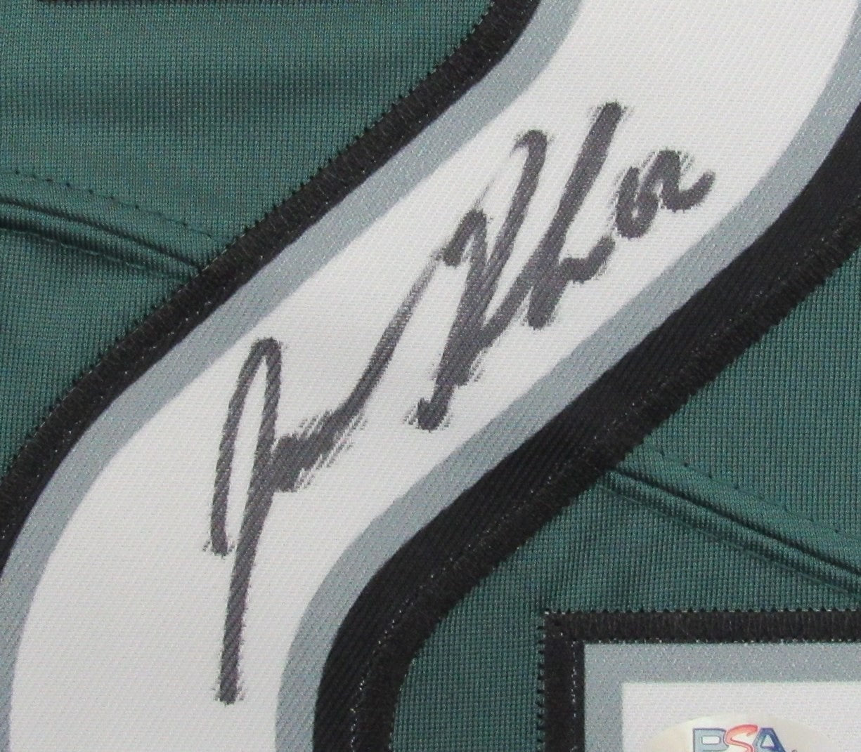 Jason Kelce Signed Green Nike On Field Football Jersey Eagles Psa/Dna 190418