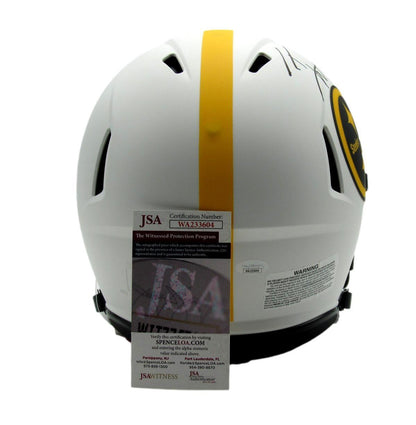 T.J. Watt Autographed Full Size Lunar Authentic