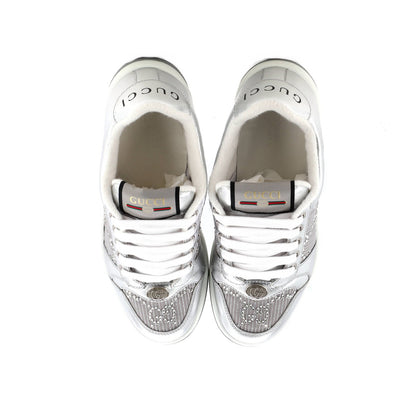 Gucci Screener Sneakers Gg Canvas With Crystals