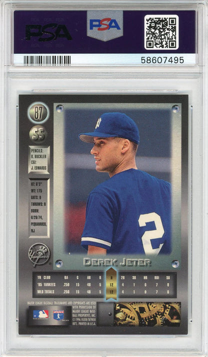 Derek Jeter 1996 Metal Universe Platinum Edition