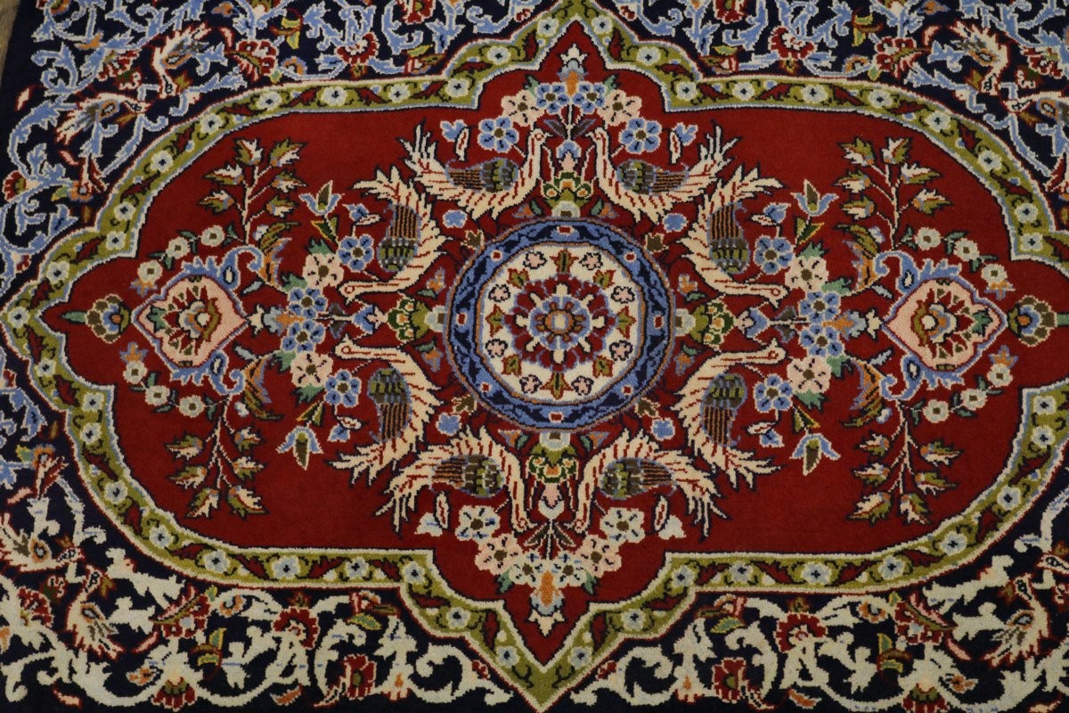 Rug handmade wool birds oriental 2x3 classic home decor carpet