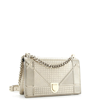 Christian Dior Diorama Flap Bag Cannage Embossed Calfskin Medium