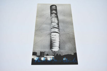 Christo Signed Postcard 23 X 12 Cm (9 X 4.7