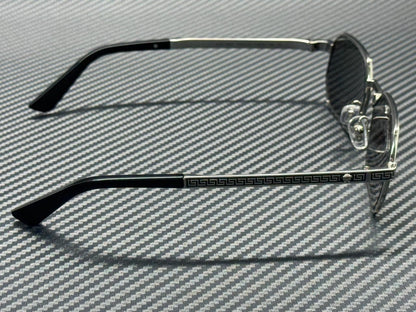 VERSACE VE2297 10006G Silver Grey Mirror Men's 54 mm Sunglasses