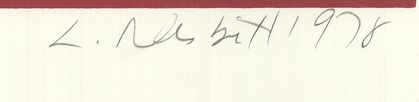 Lowell Nesbitt Pointsettia Signed " Serigraph Realism White, Red, Y