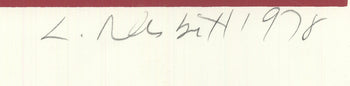 Lowell Nesbitt Pointsettia Signed 