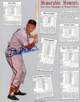 Stan Musial Autographed 8X10 Photo