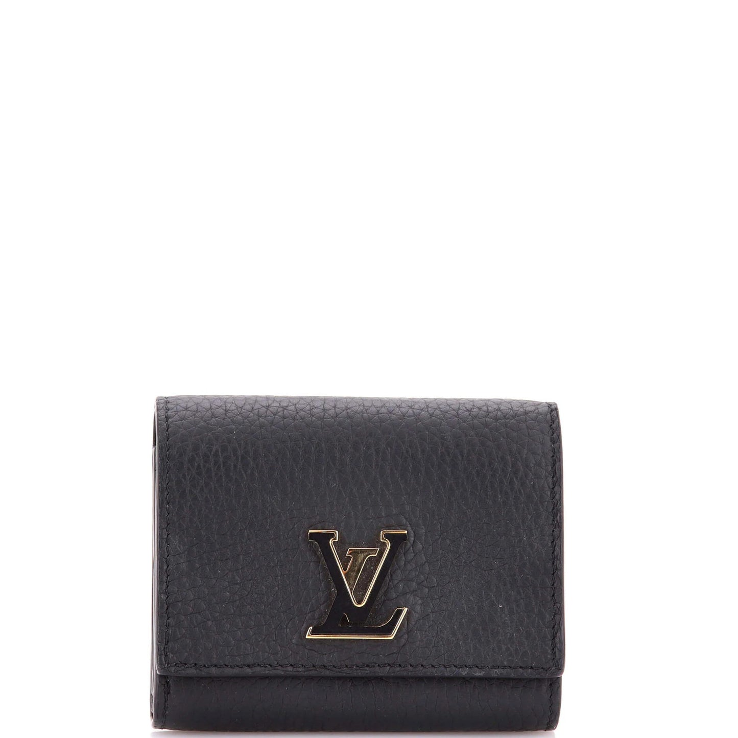 Louis Vuitton Capucines Wallet Taurillion Leather Tiny