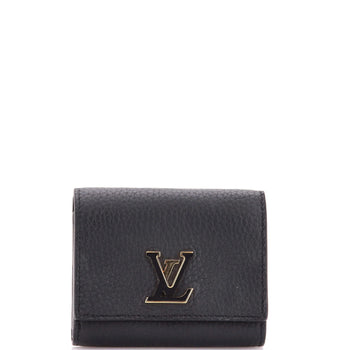 Louis Vuitton Capucines Wallet Taurillion Leather Tiny
