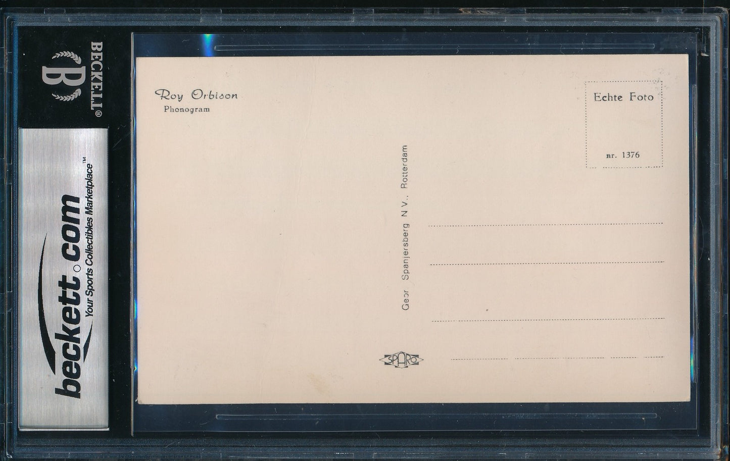 Ray Orbison Signed/Autographed 4X6 Photo Postcard