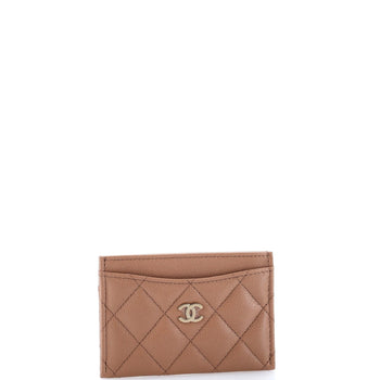 Chanel Classic Card Holder Quilted Caviar