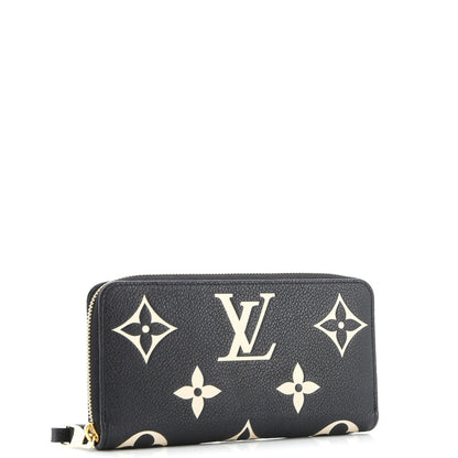 Louis Vuitton Zippy Wallet Bicolor Monogram Empreinte Giant