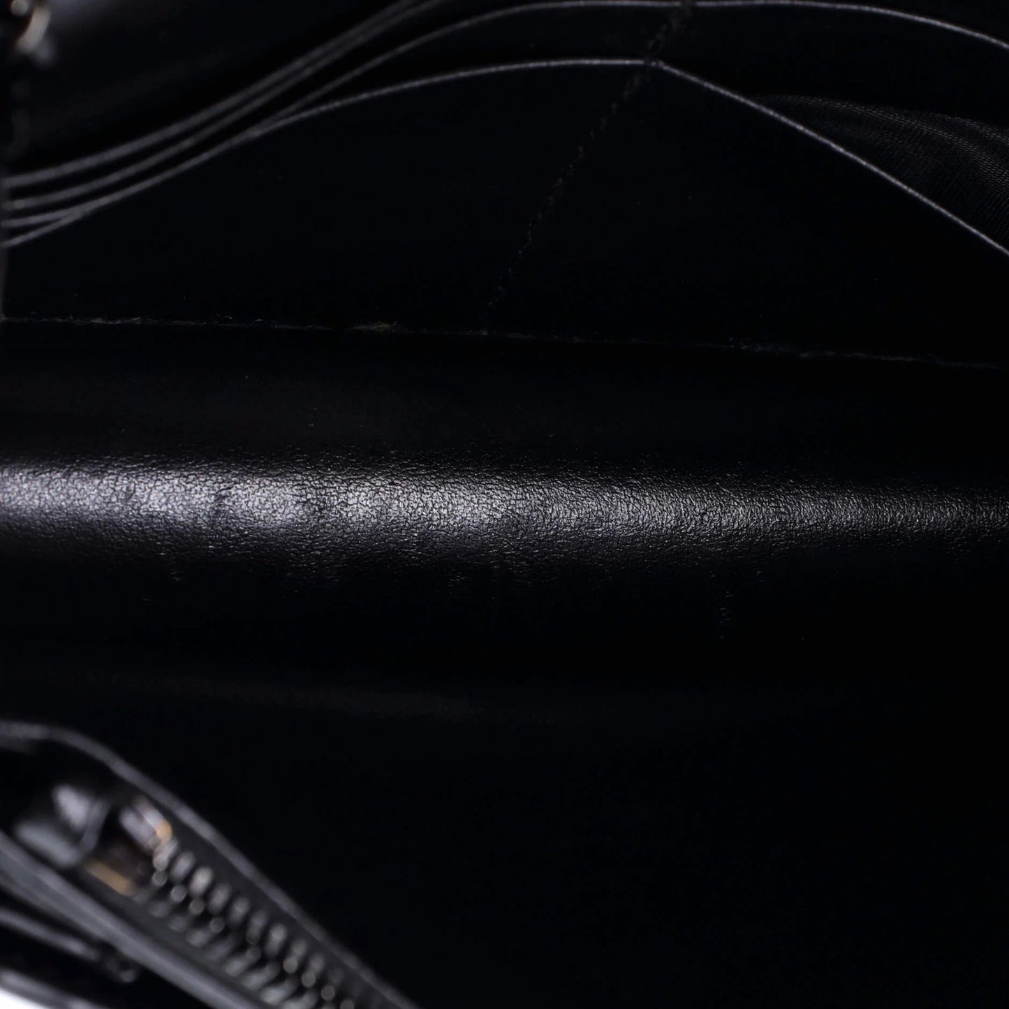 Saint Laurent Sunset Top Handle Chain Wallet Leather